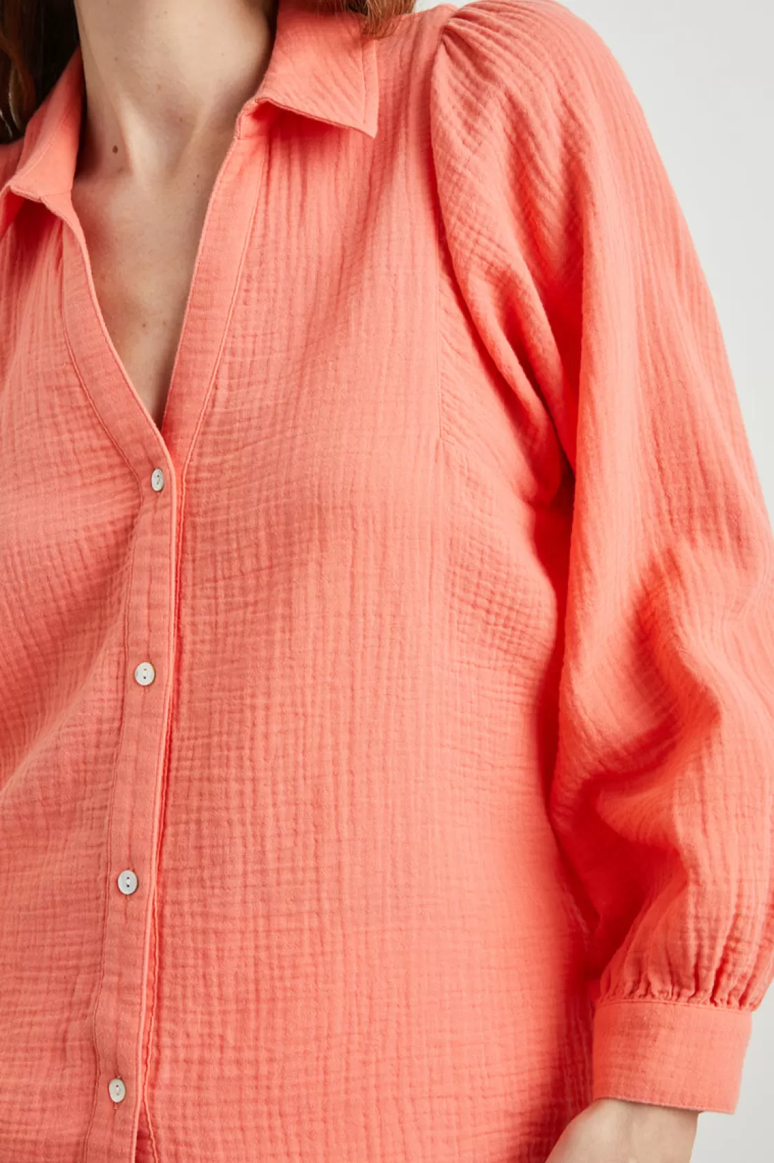 Rails LO SHIRT - PAPAYA | Women The Eco Collection | Summer Collection