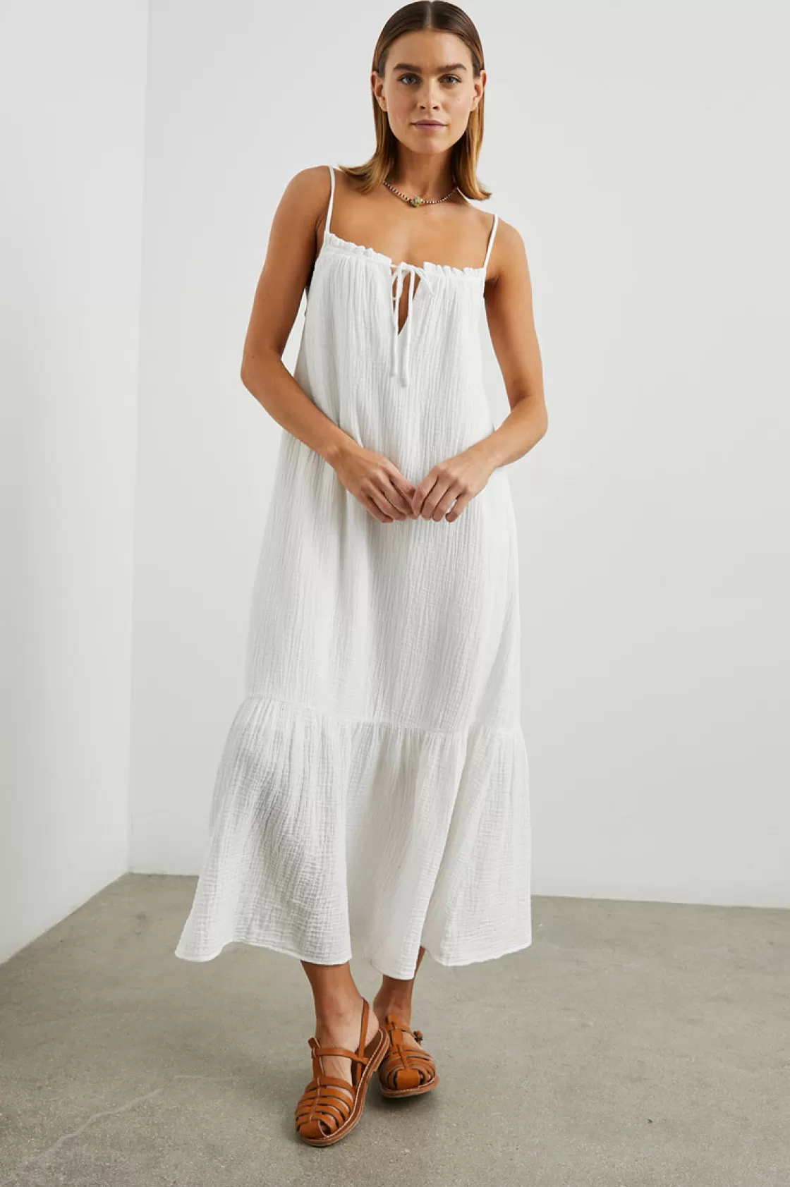 Rails MARSEILLE DRESS - WHITE | Women The Eco Collection | Summer Collection