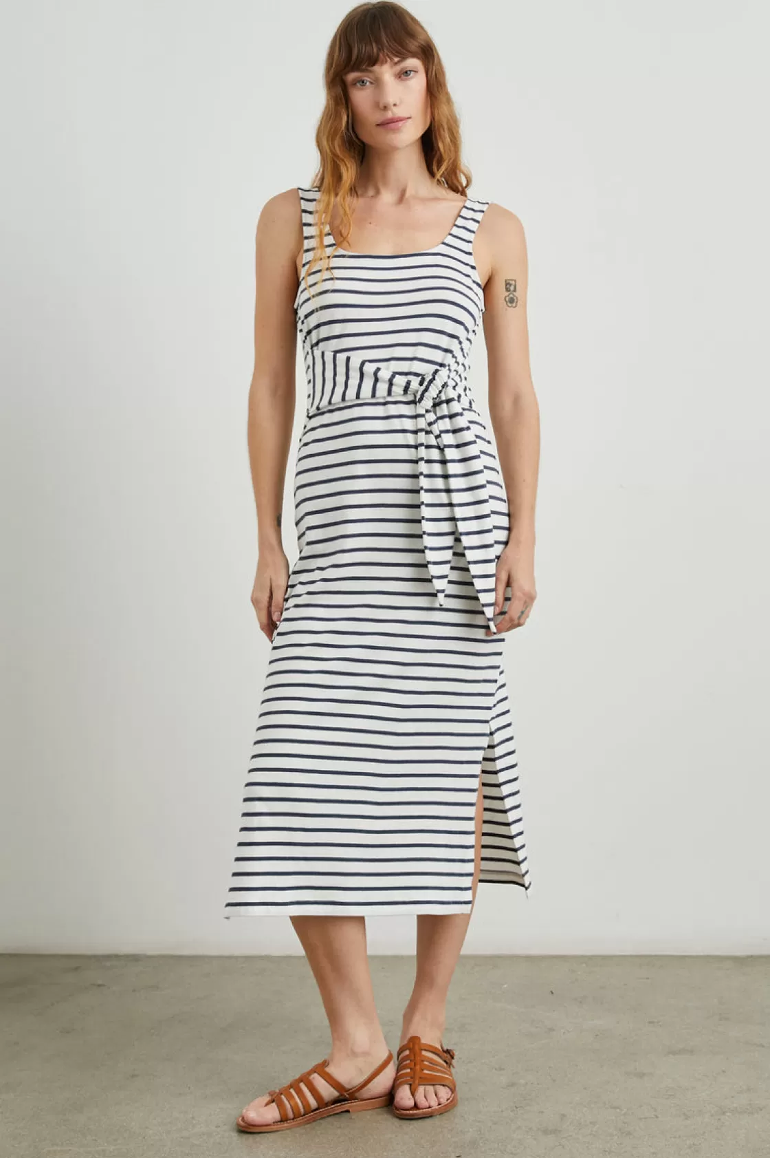 Rails MEG DRESS - IVORY NAVY STRIPE | Women Rails Exclusives | The Classics