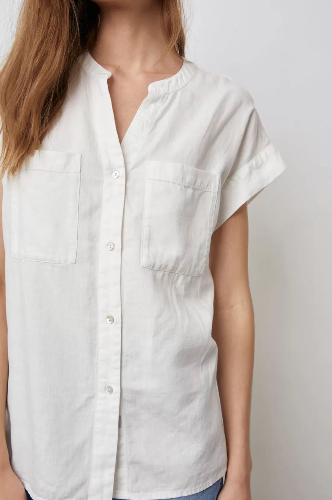 Rails MEL SHIRT - WHITE | Women The Eco Collection | Tops