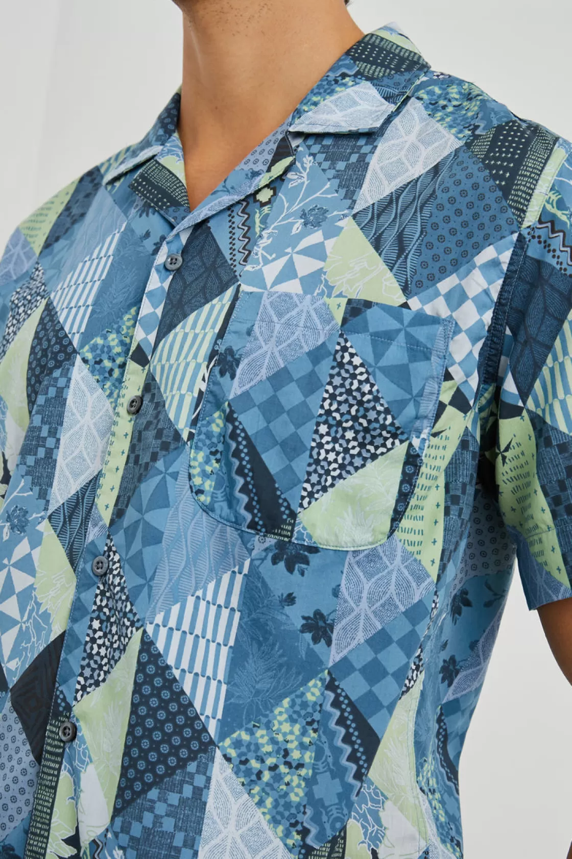 Rails MORENO SHIRT - TRIANGLE PATCHWORK SHADOW | Summer Collection | Shirts