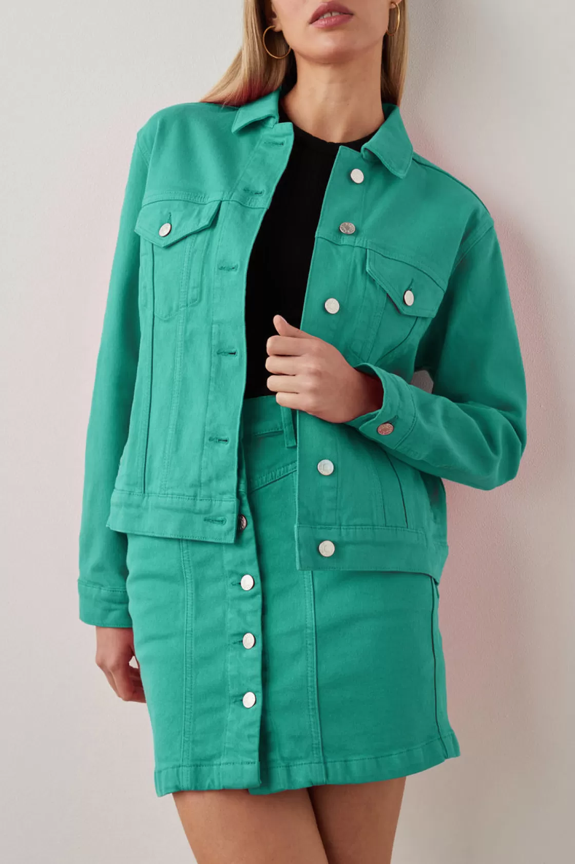 Rails MULHOLLAND JACKET - EMERALD | Women Denim | Jackets & Coats