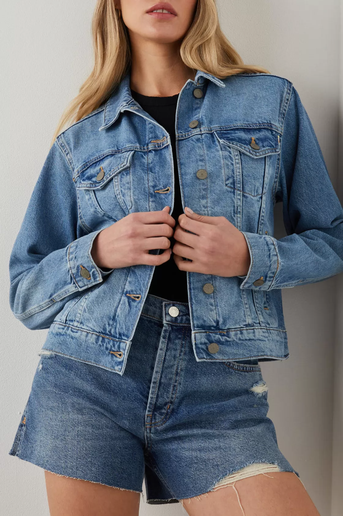 Rails MULHOLLAND JACKET - ORIGINAL BLUE | Women The Classics | Denim