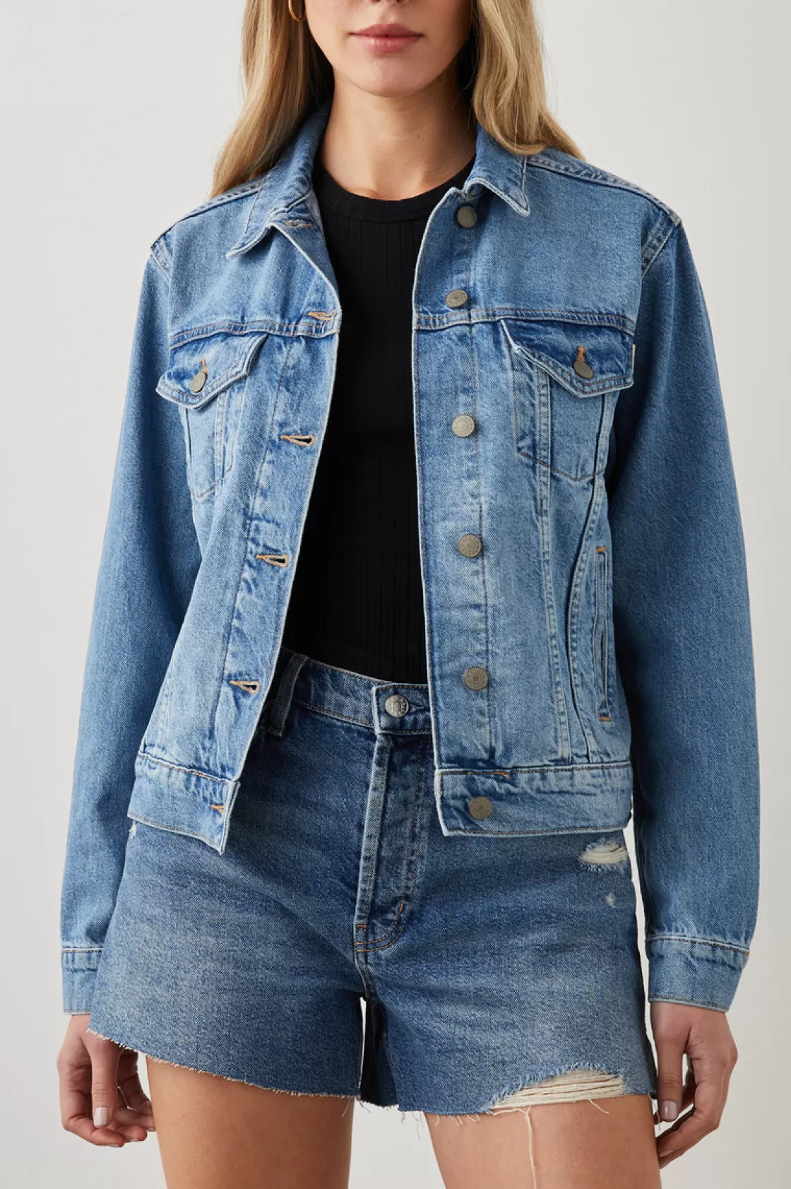 Rails MULHOLLAND JACKET - ORIGINAL BLUE | Women The Classics | Denim