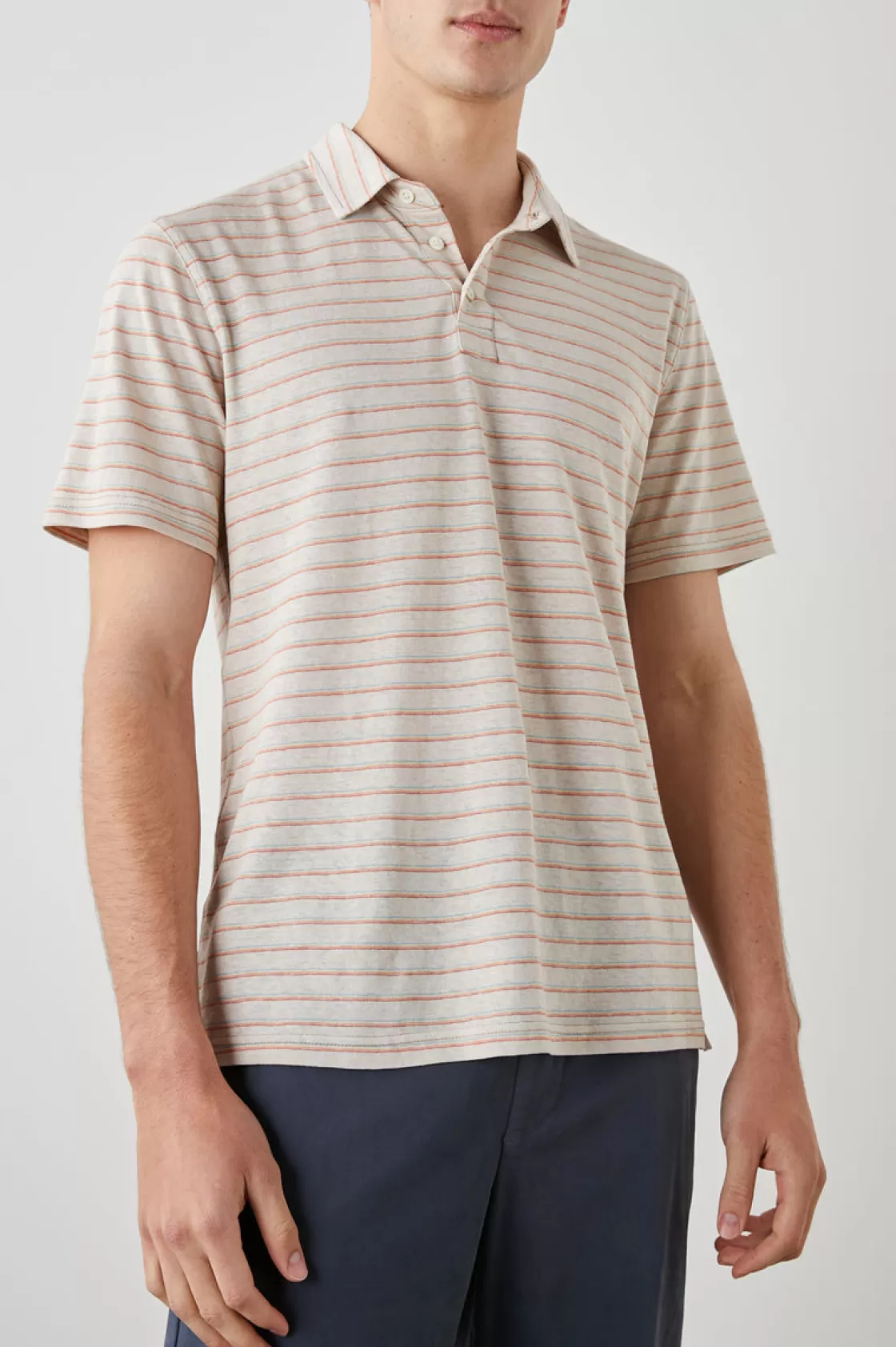 Rails NAPOLI POLO SHIRT - TOULOUSE SUNSET STRIPE | The Eco Collection | T-Shirts & Polos