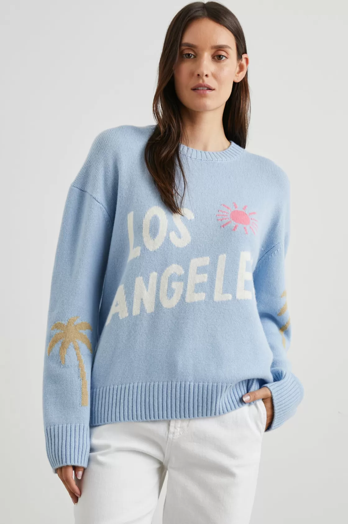 Rails OLIVIA SWEATER - LOS ANGELES BLUE | Women The Eco Collection | Sweaters