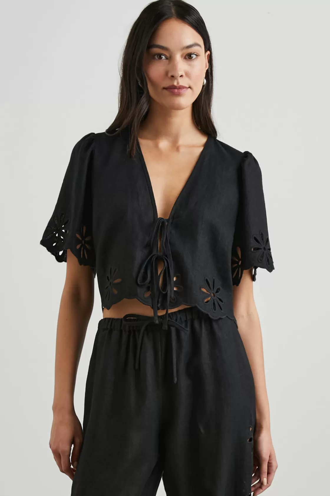 Rails PARI TOP - BLACK EYELET | Women Summer Collection | Matching Sets