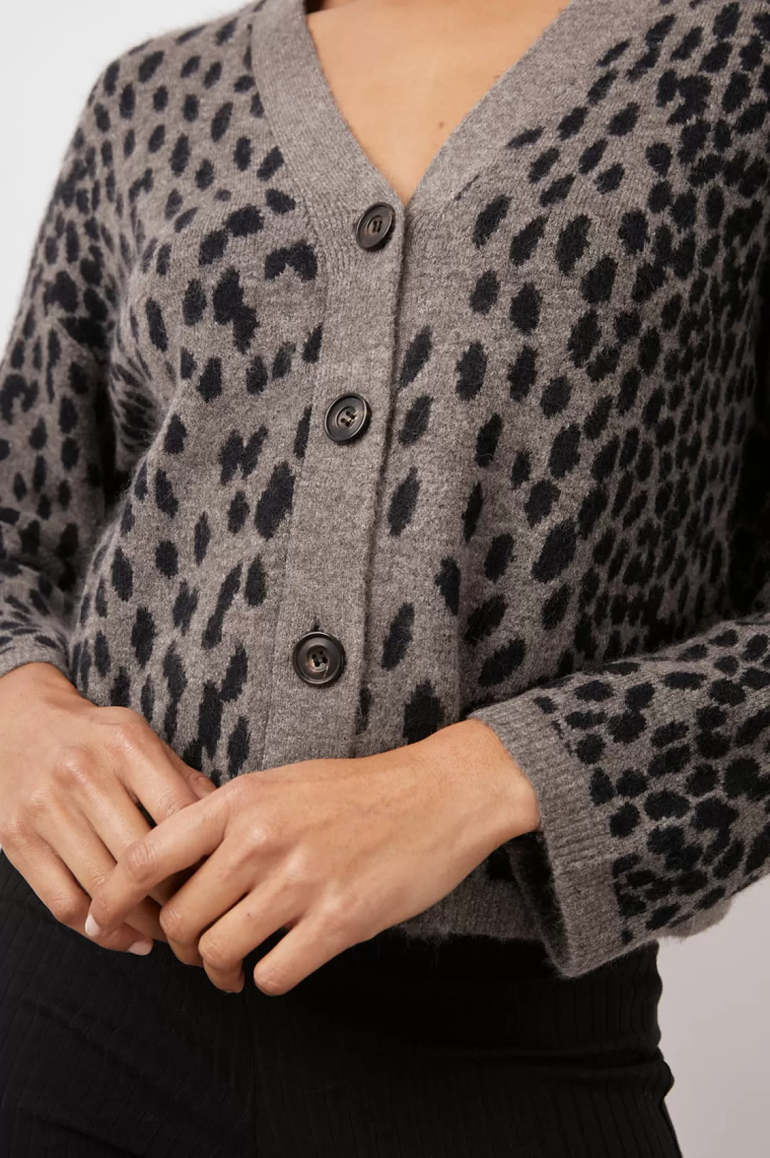 Rails REESE CARDIGAN - DALMATIAN | Women Sweaters