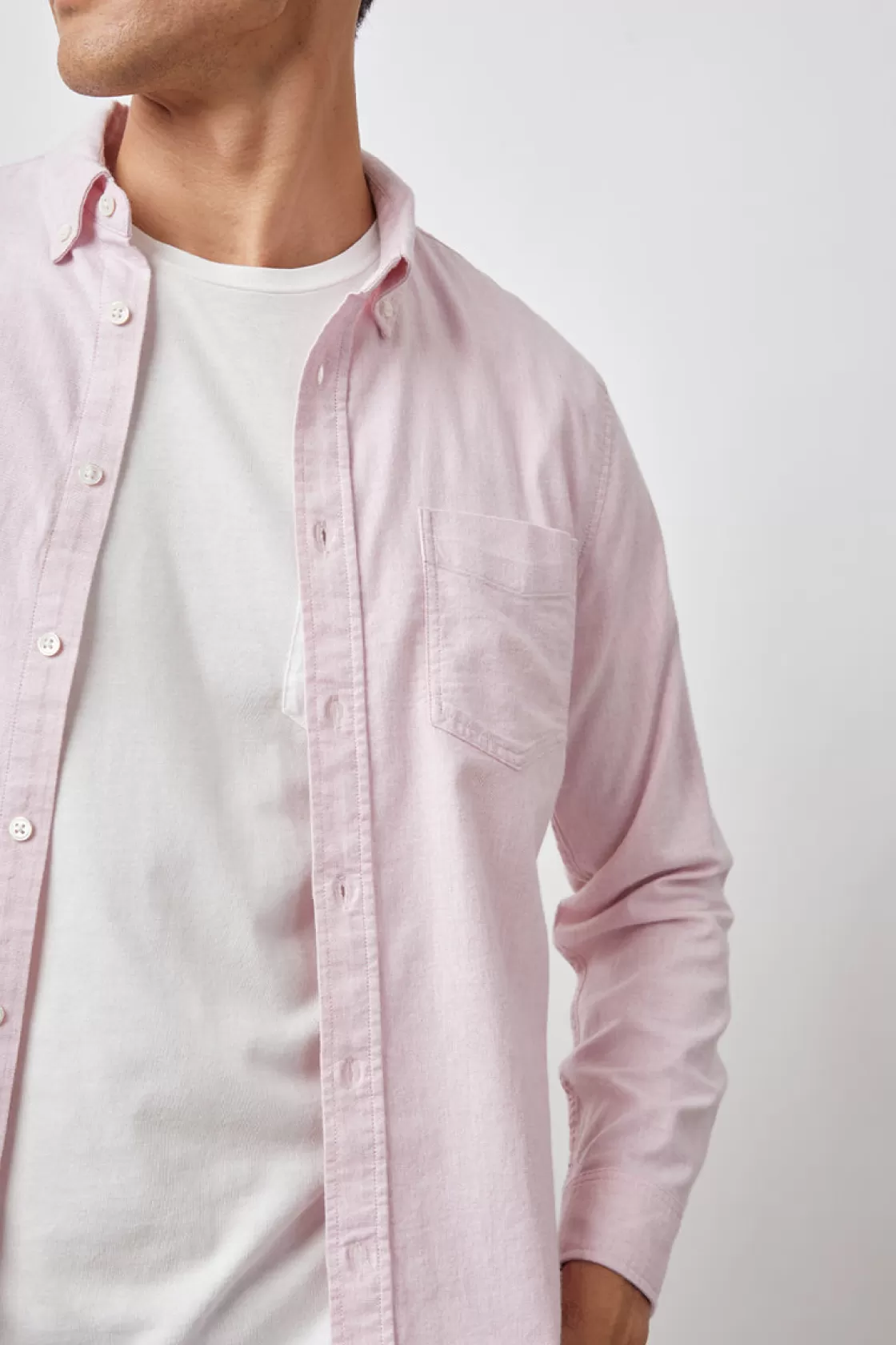 Rails REID SHIRT - CORAL HEATHER OXFORD | Shirts