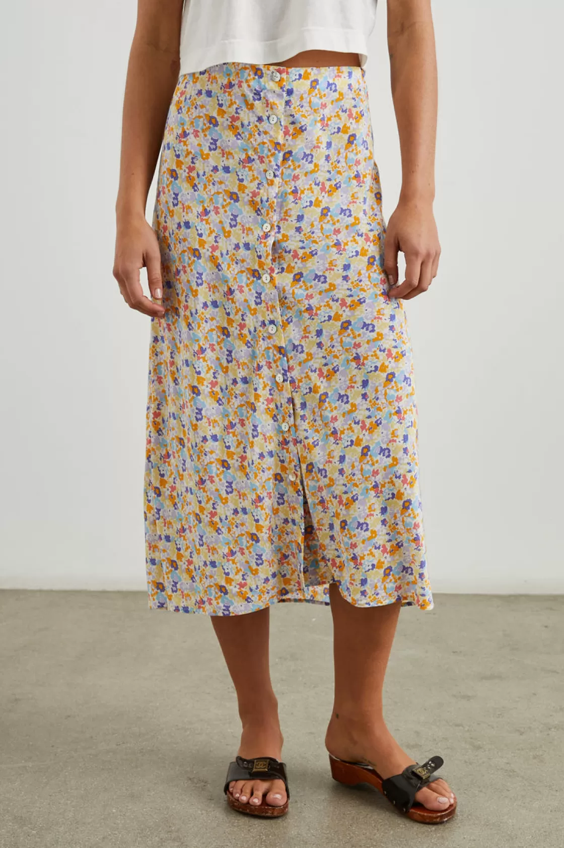 Rails ROSETTA SKIRT - PAPAYA FLOWERS | Women Summer Collection | Best Sellers