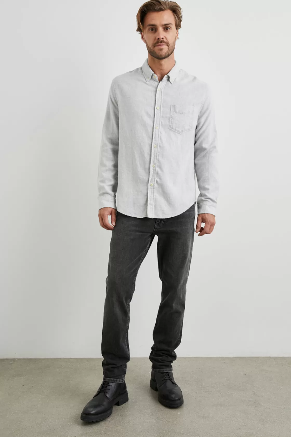 Rails RUNSON SHIRT - HEATHER GREY | Shirts