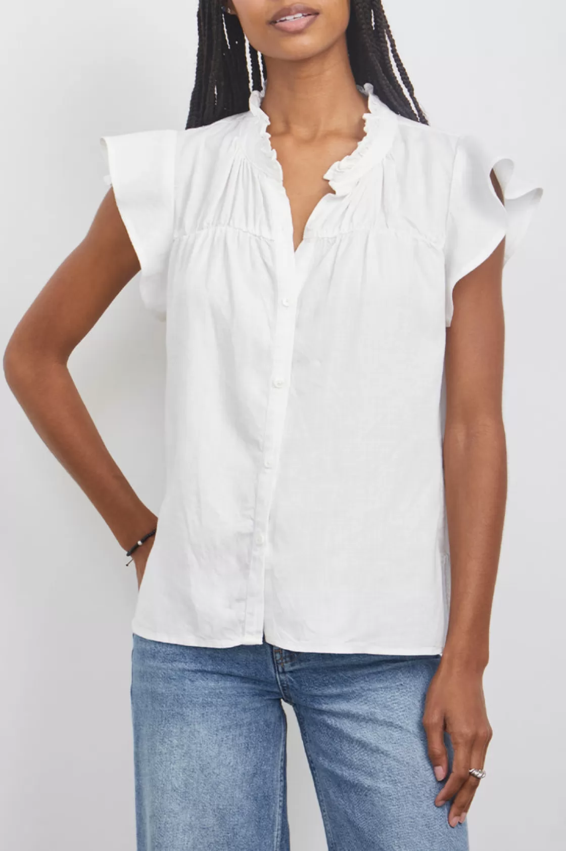 Rails RUTHIE TOP - WHITE | Women The Eco Collection | Tops