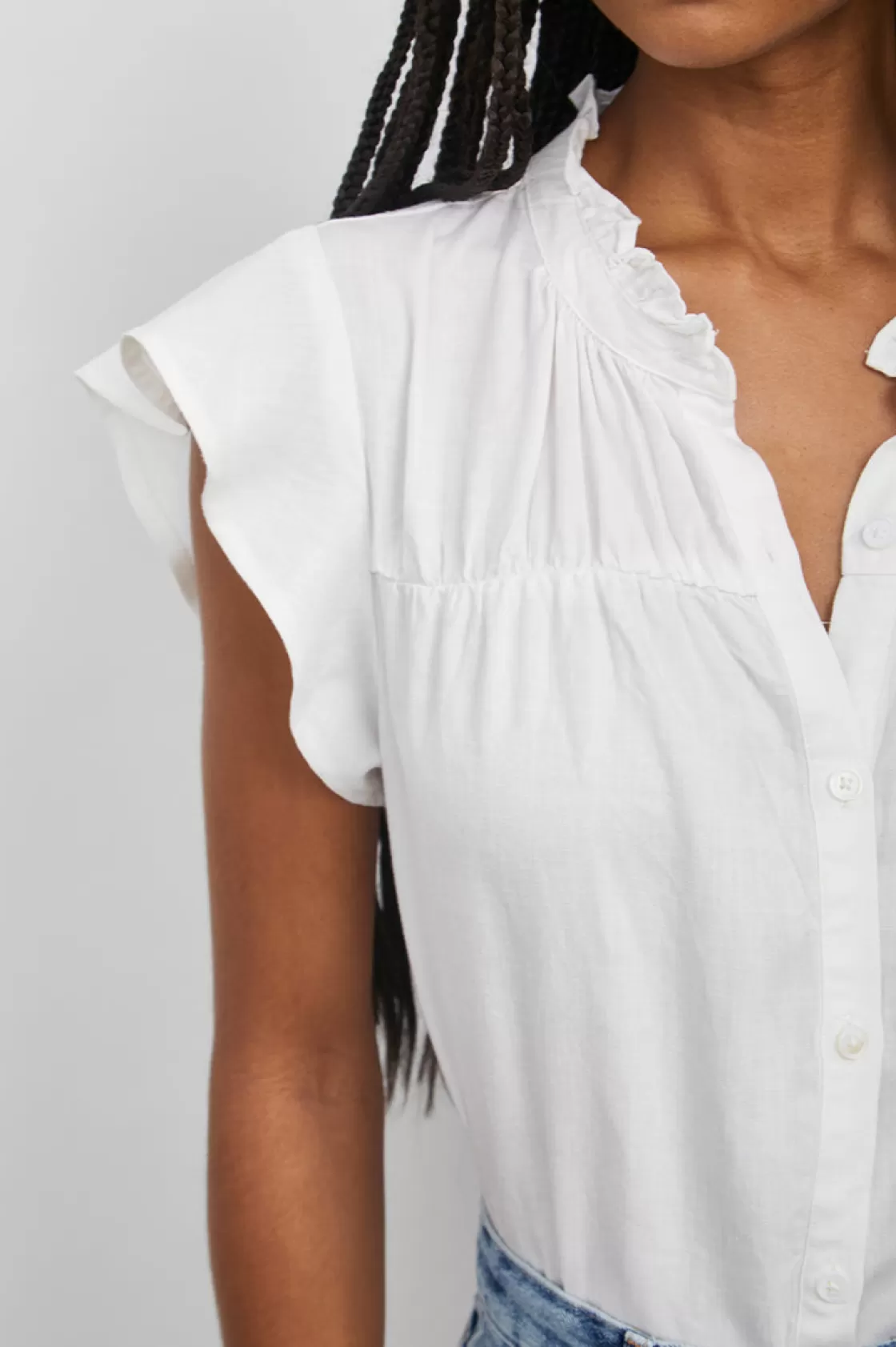 Rails RUTHIE TOP - WHITE | Women The Eco Collection | Tops