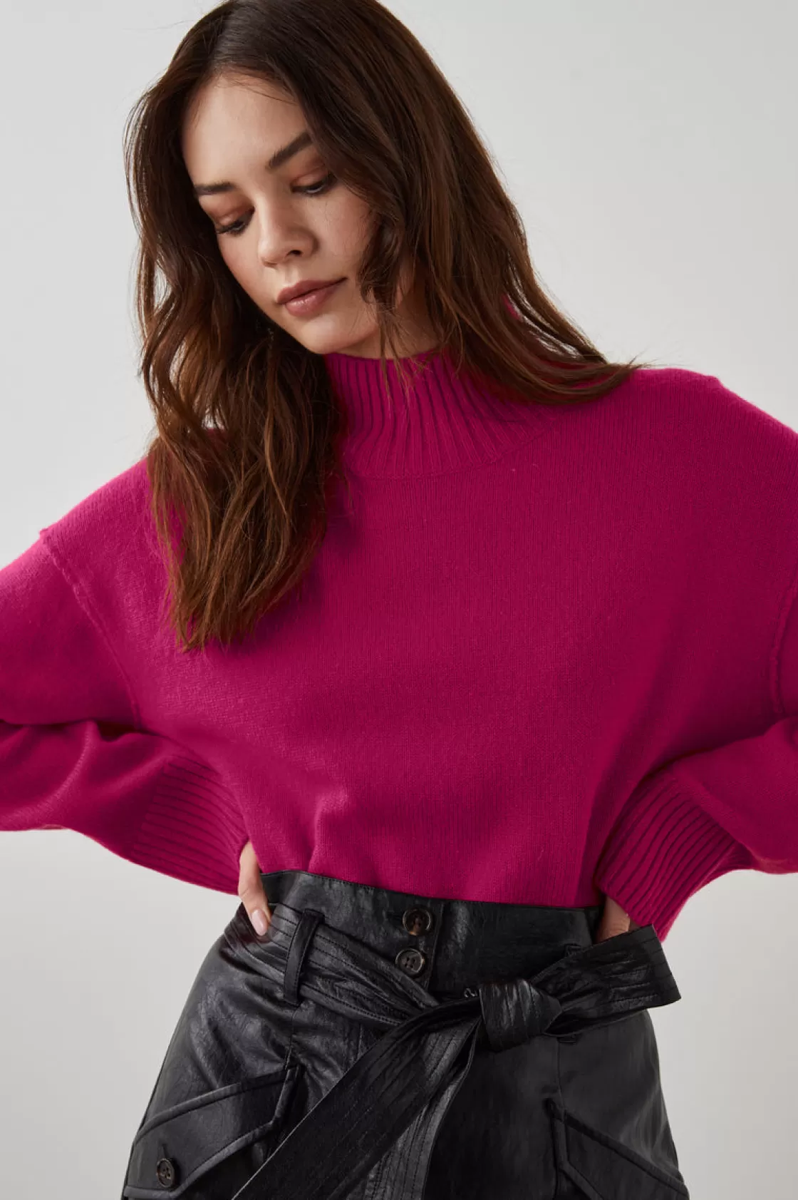 Rails SASHA SWEATER - CERISE ROSE | Women Sweaters