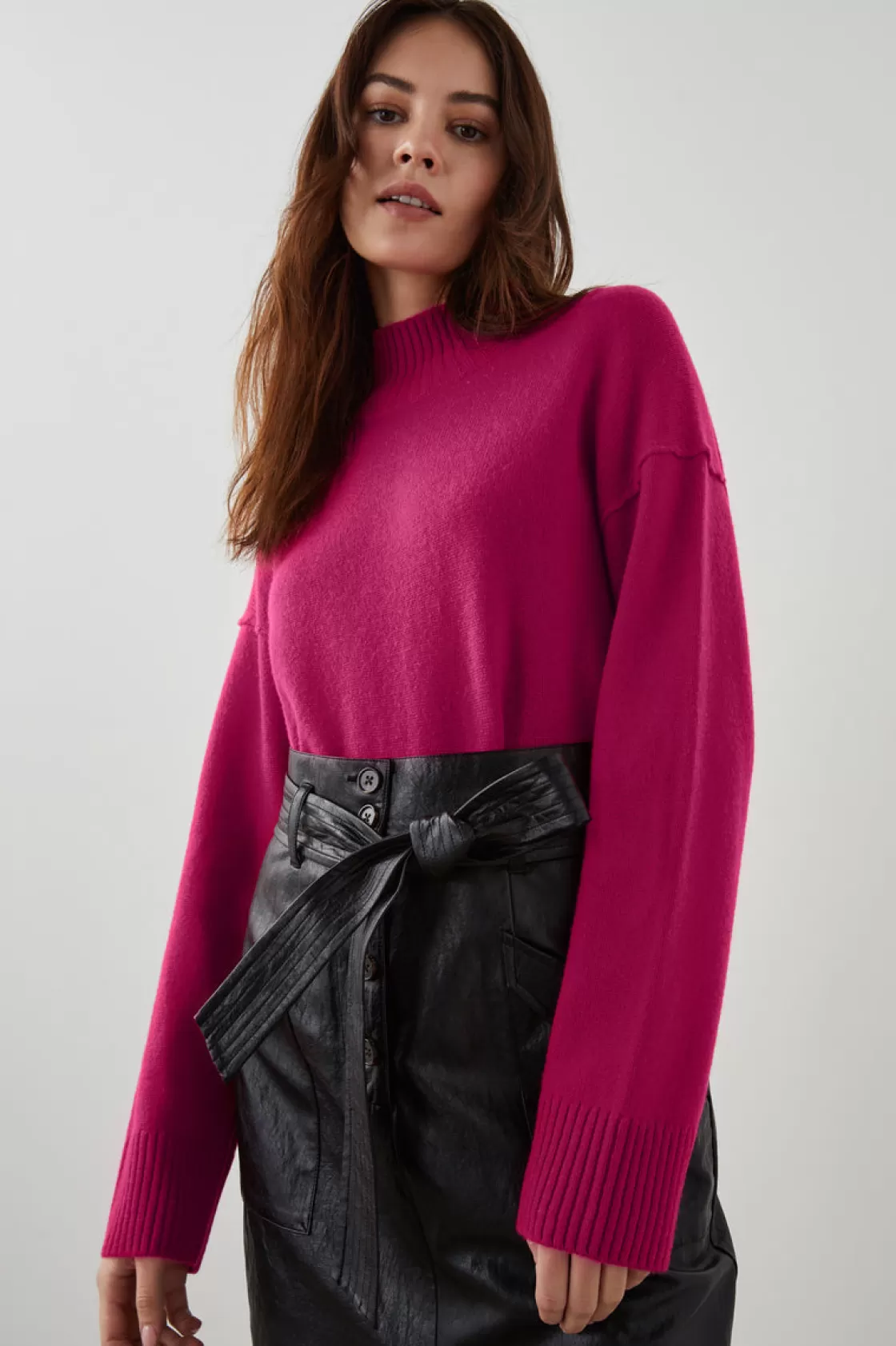 Rails SASHA SWEATER - CERISE ROSE | Women Sweaters