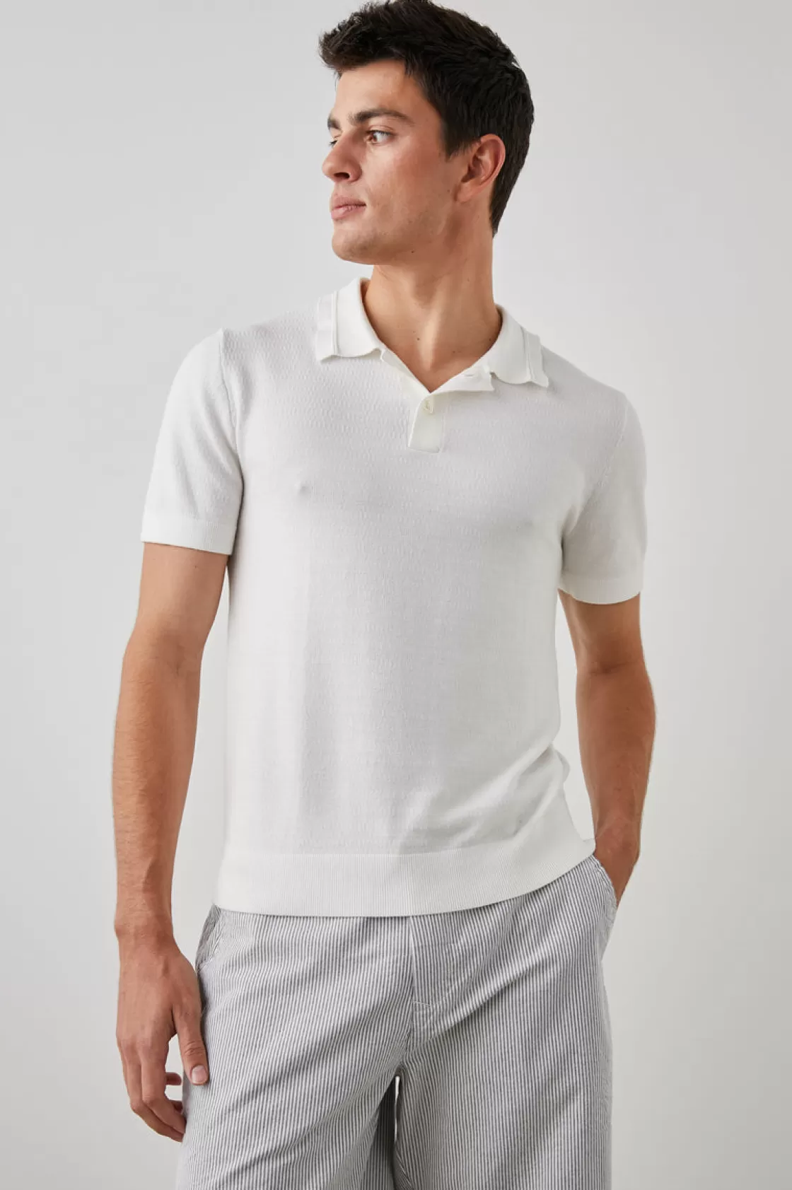 Rails SHOREDITCH POLO SHIRT - WHITE | Casual Suiting | T-Shirts & Polos