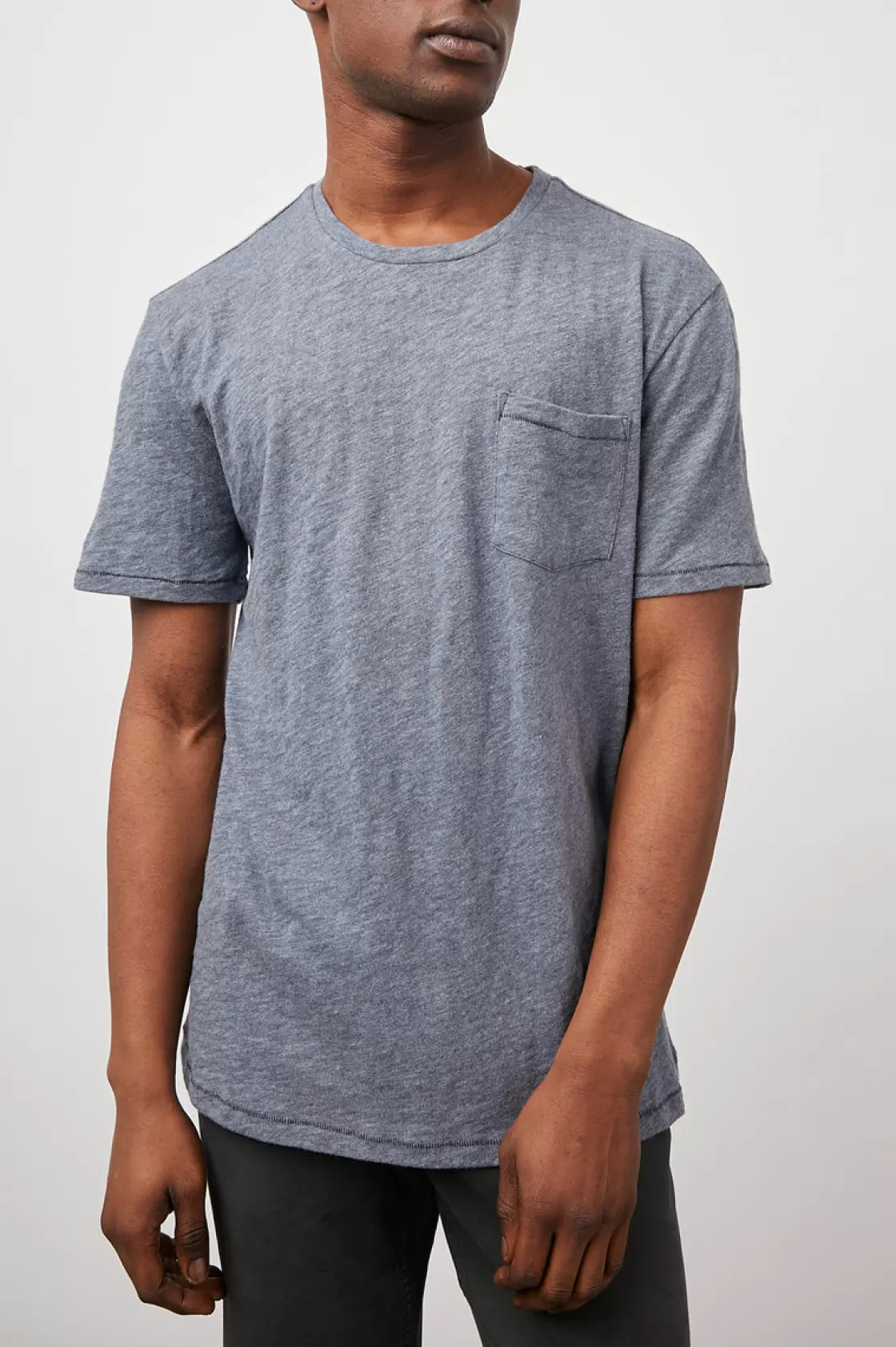 Rails SKIPPER T-SHIRT - BLUE MELANGE | T-Shirts & Polos | Lounge