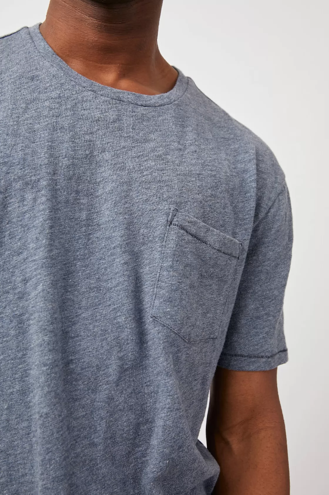 Rails SKIPPER T-SHIRT - BLUE MELANGE | T-Shirts & Polos | Lounge