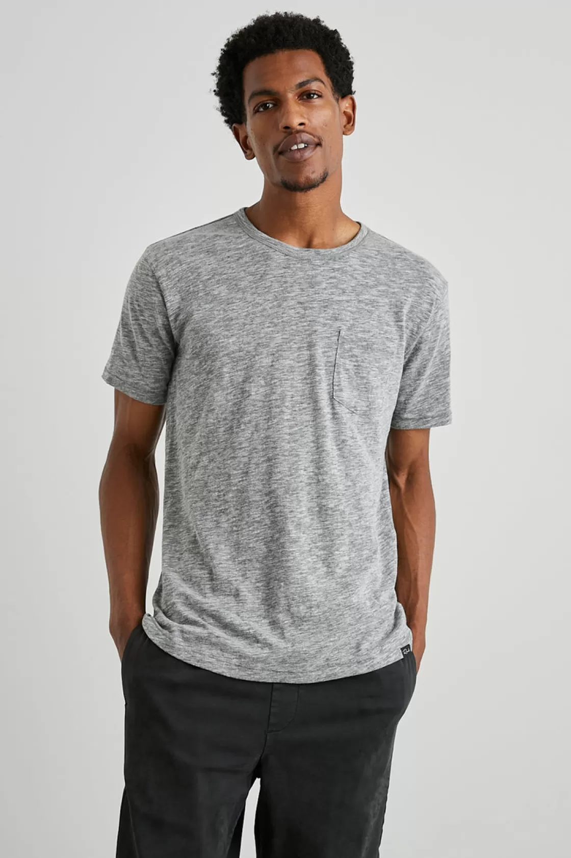 Rails SKIPPER T-SHIRT - HEATHER GREY | Summer Collection | T-Shirts & Polos