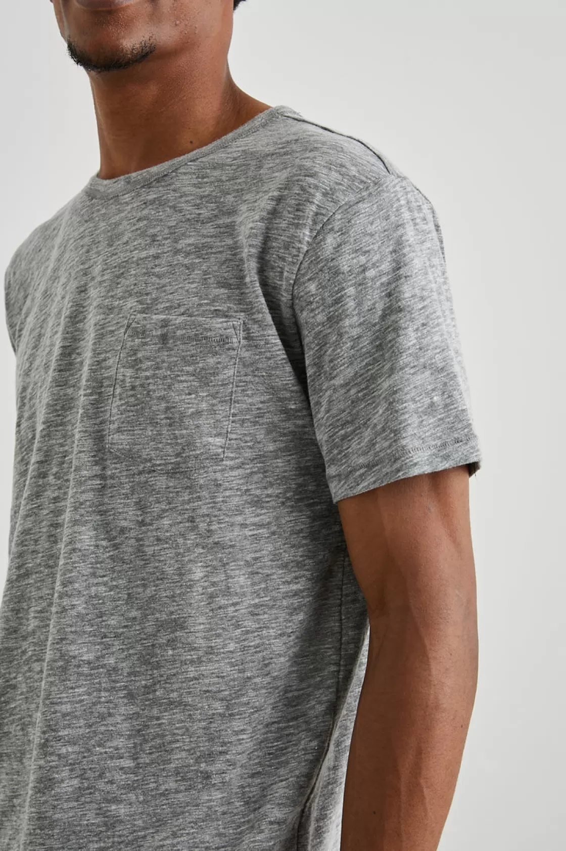 Rails SKIPPER T-SHIRT - HEATHER GREY | Summer Collection | T-Shirts & Polos