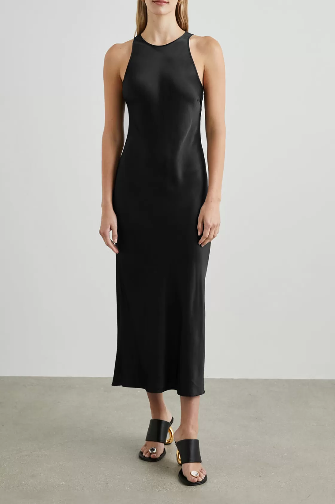 Rails SOLENE DRESS - BLACK | Women The Eco Collection | Satin Collection