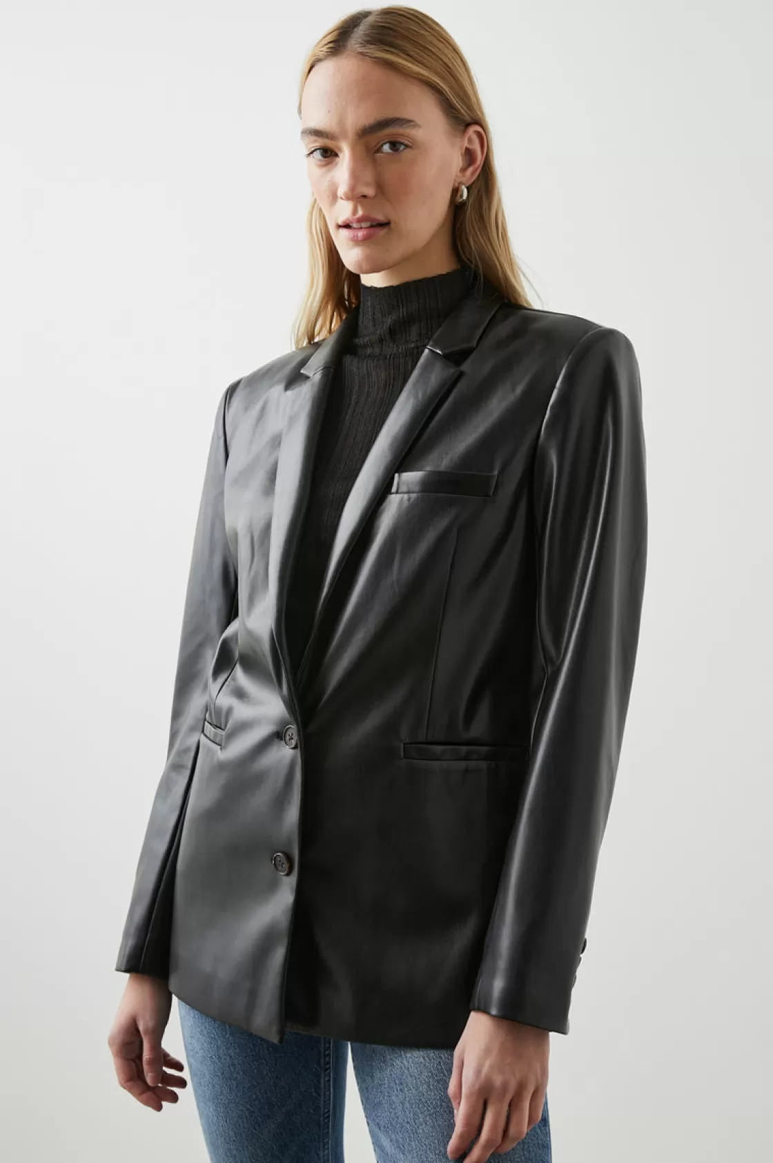 Rails STANTON BLAZER - BLACK | Women Jackets & Coats