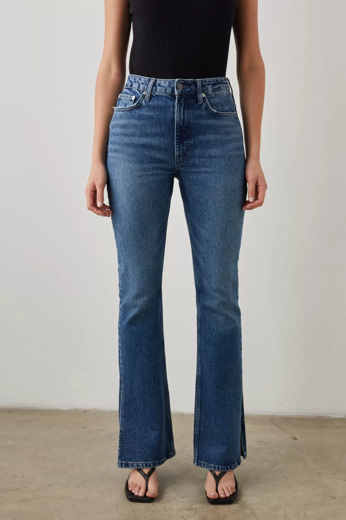 Rails SUNSET SLIM FLARE - NAVY STONE | Women Denim