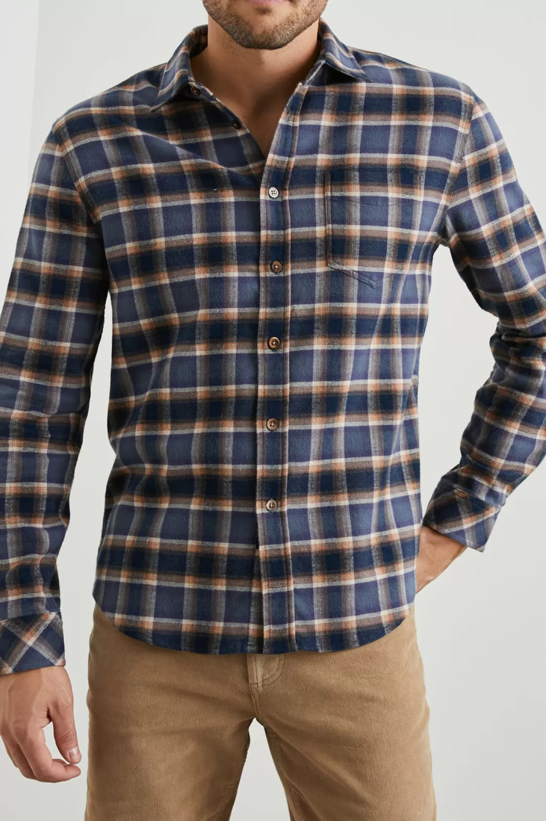 Rails SUSSEX SHIRT - MUSTANG HARVEST OAT | Plaids