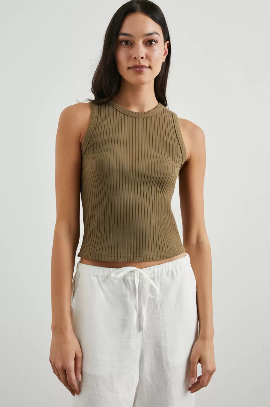 Rails THE RACER TANK - OLIVE | Women The Classics | Tops