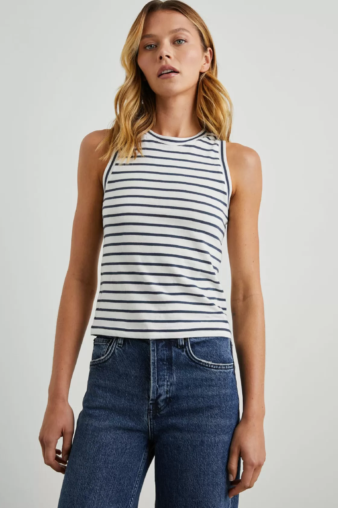 Rails THE RACER TANK - SAILOR STRIPE NAVY | Women Summer Collection | The Travel Edit