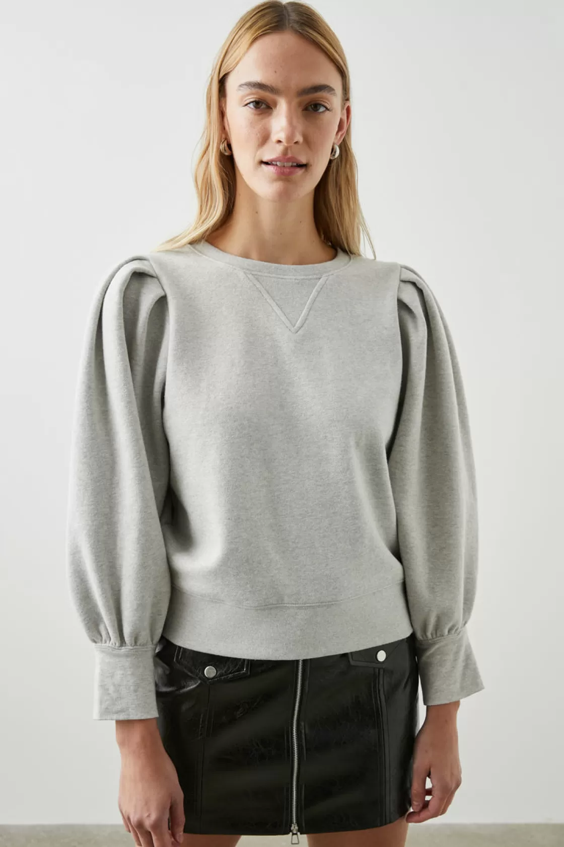 Rails TIFFANY SWEATSHIRT - HEATHER GREY | Women Tops | Sweaters