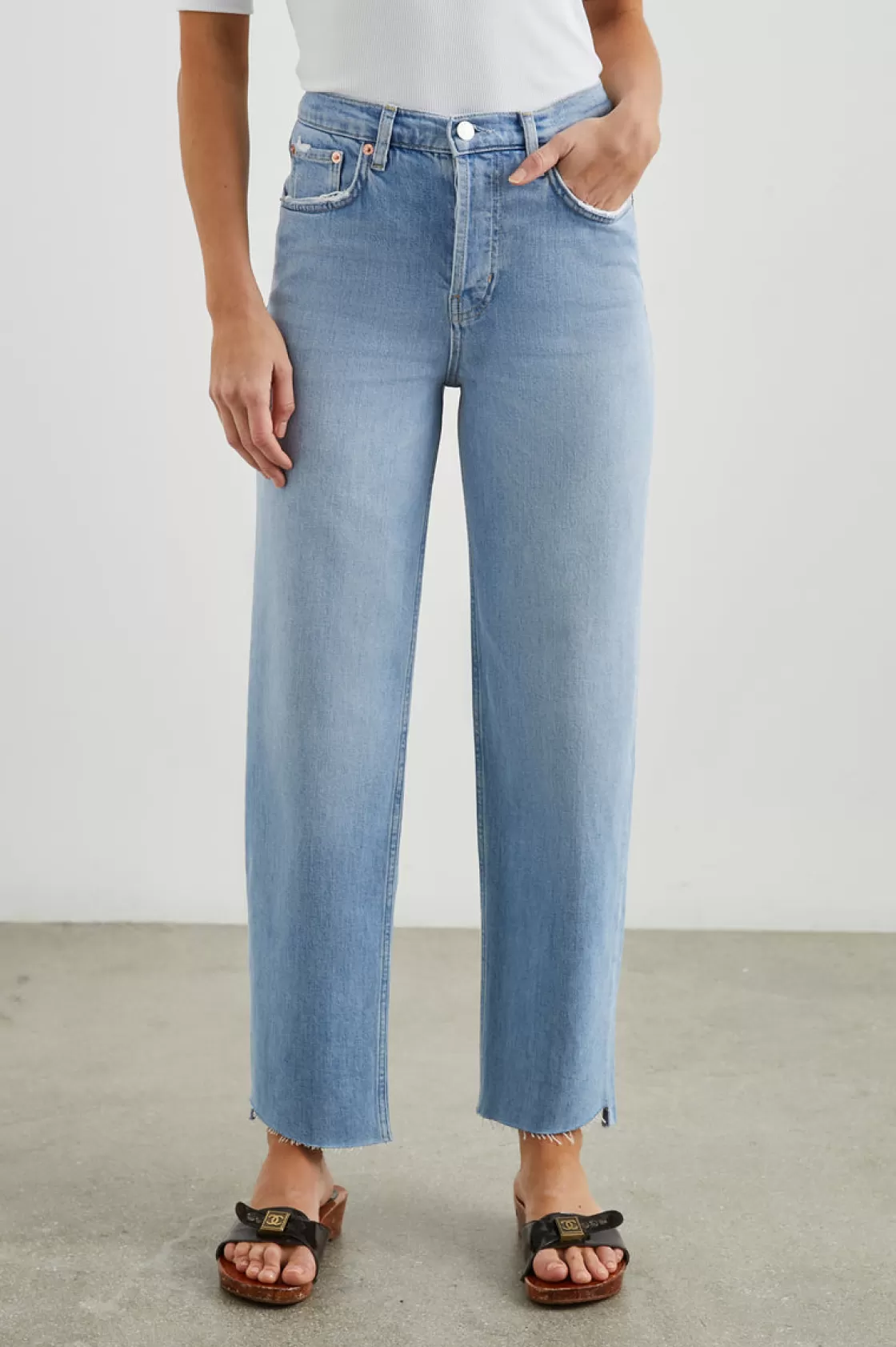 Rails TOPANGA CROP STRAIGHT - BLUE MIST STEP HEM | Women Summer Collection | Denim