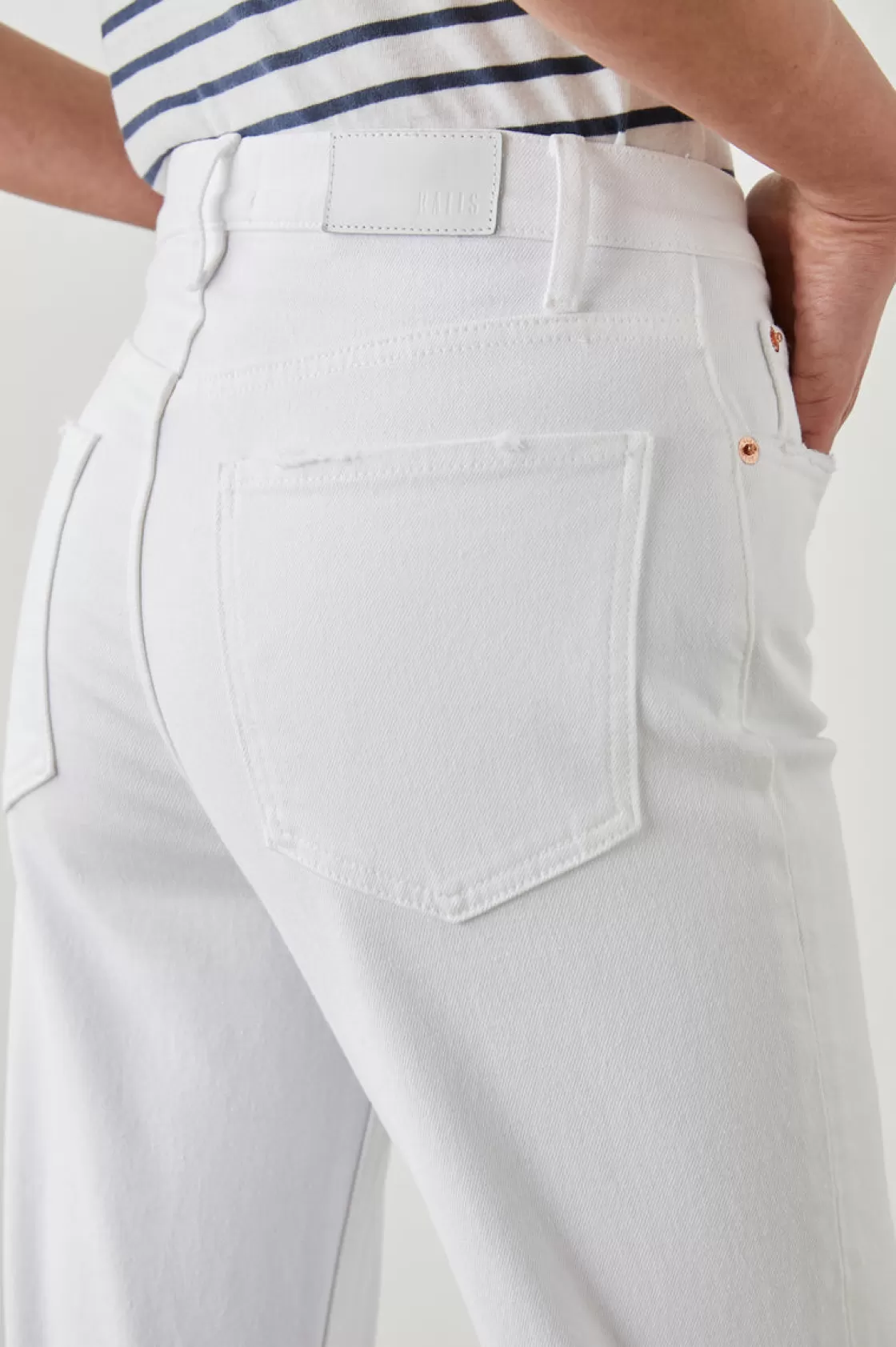 Rails TOPANGA STRAIGHT - SALT WHITE DISTRESS | Women Denim