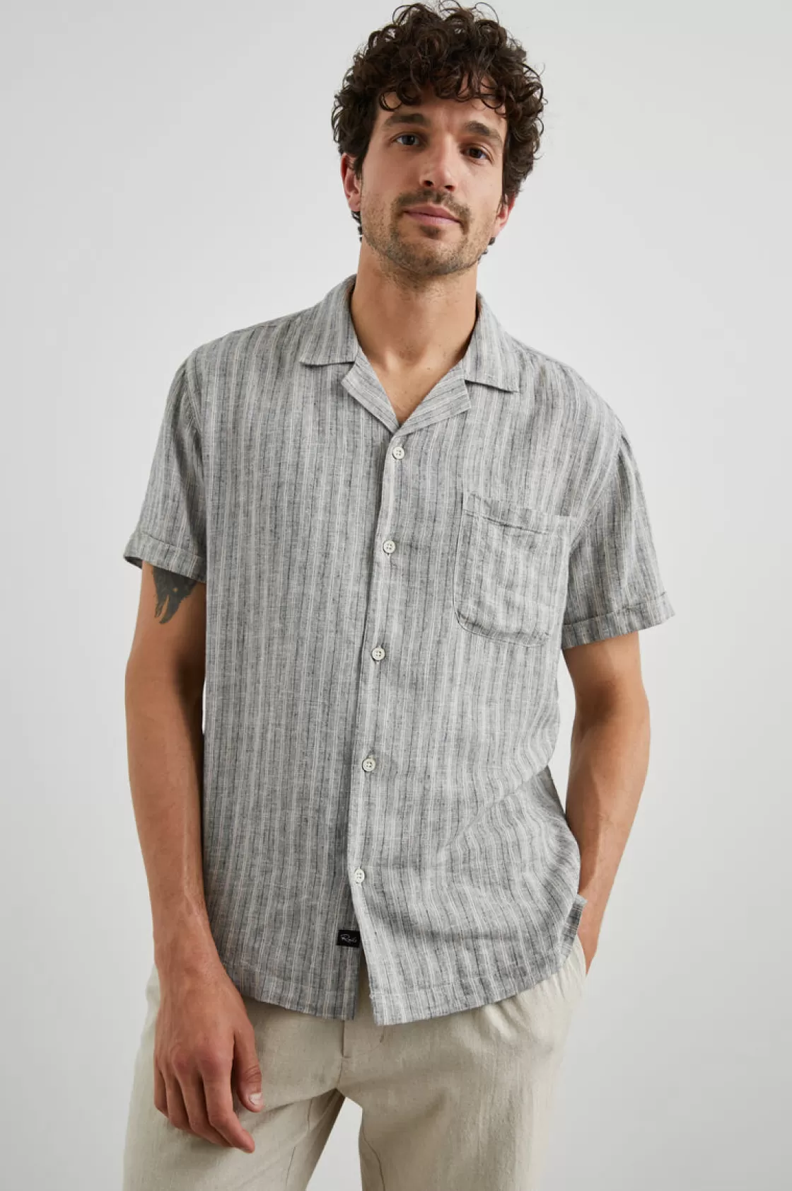 Rails WAIMEA SHIRT - QUINOA NAVY STRIPE | Shirts