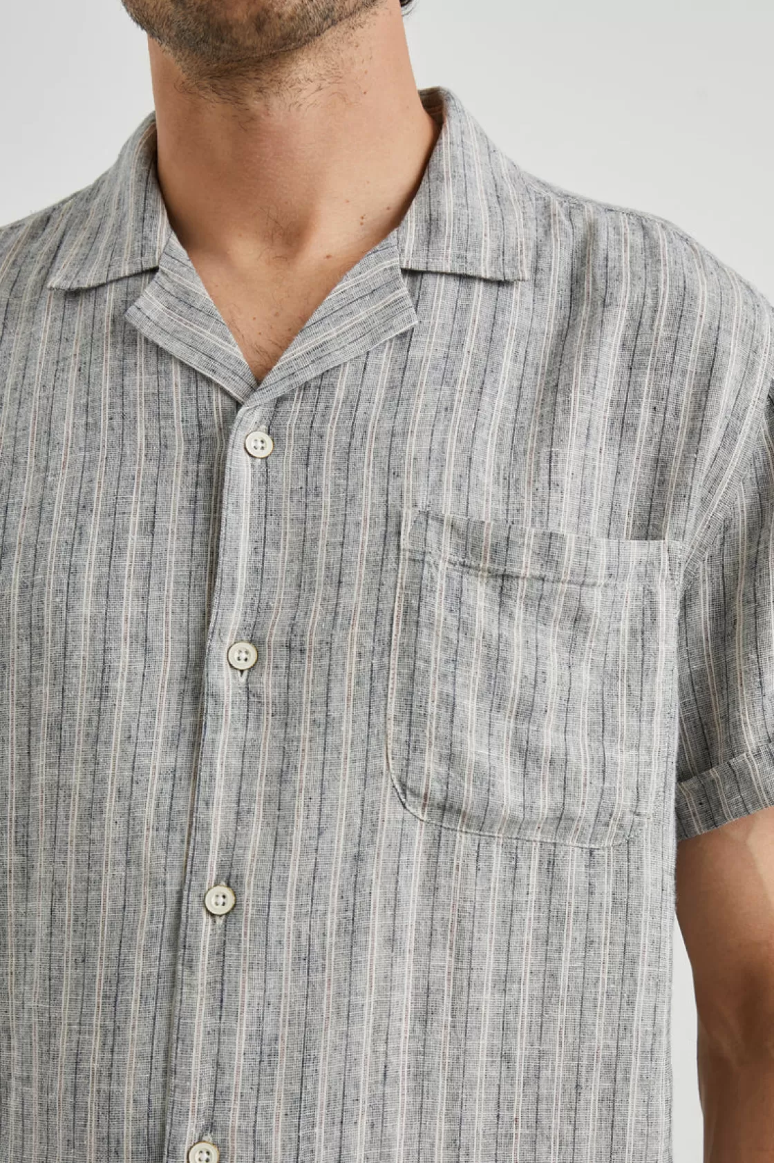 Rails WAIMEA SHIRT - QUINOA NAVY STRIPE | Shirts