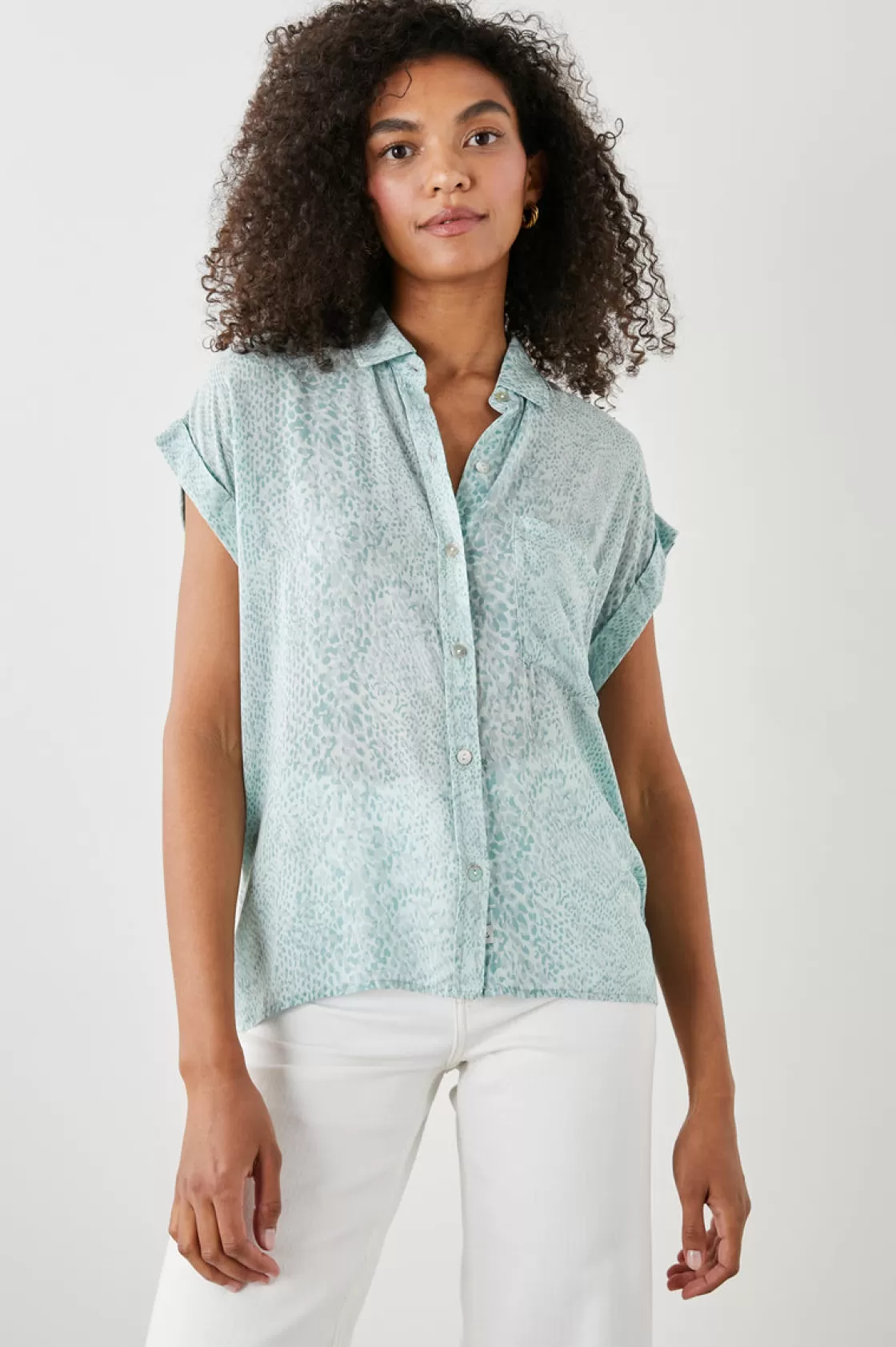 Rails WHITNEY SHIRT - MINT BOA | Women The Eco Collection | Tops