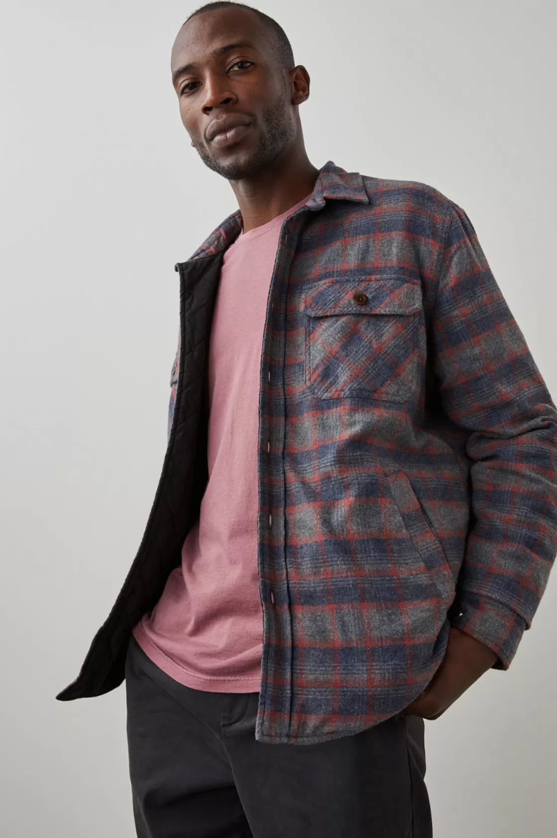 Rails WORTHING JACKET - MIDNIGHT HARVEST HEATHER | Plaids | Jackets & Coats