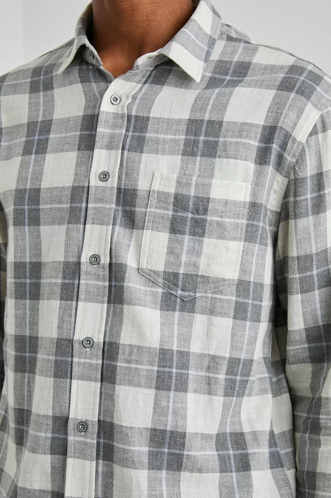 Rails WYATT SHIRT - ANTHROCITE SKY MELANGE | Plaids | The Wyatt Edit