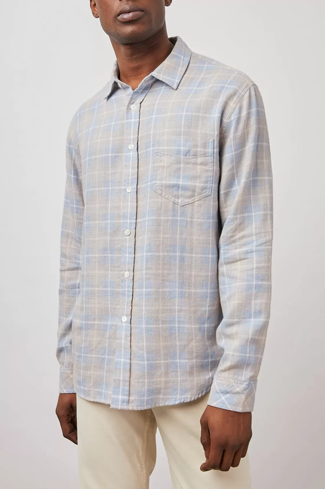 Rails WYATT SHIRT - SHORELINE PEACH TIDE | Plaids | The Wyatt Edit