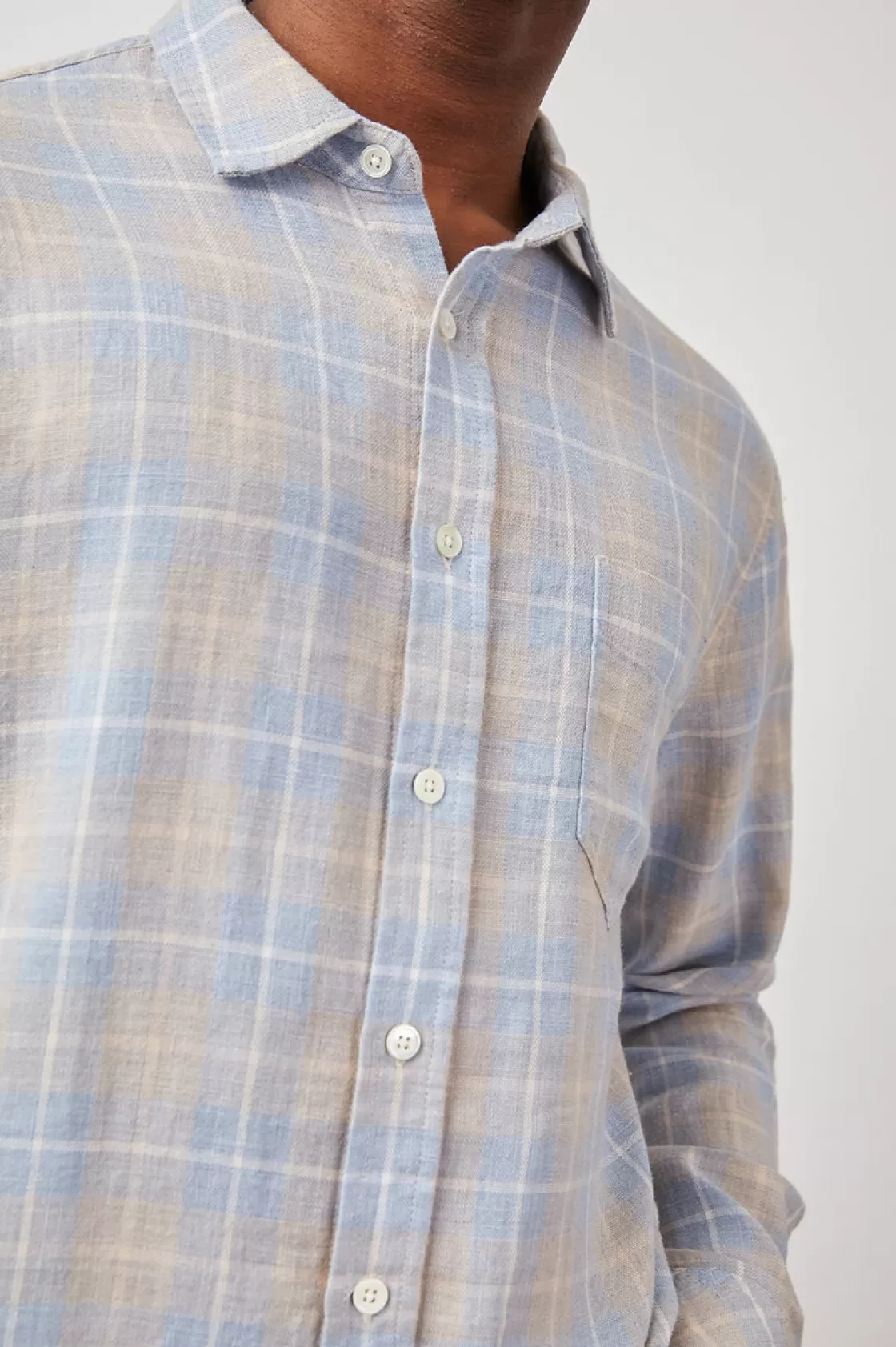 Rails WYATT SHIRT - SHORELINE PEACH TIDE | Plaids | The Wyatt Edit