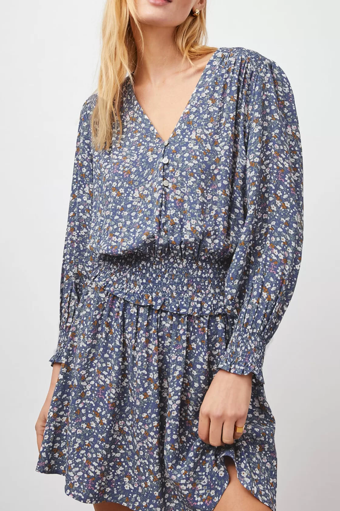 Rails ZANA DRESS - BLUE DITSY FLORAL | Women Dresses & Rompers